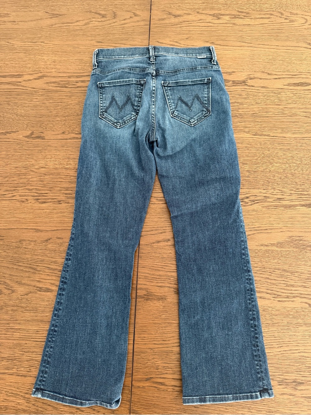 MOTHER Women's Cropped Jeans in Medium Blue
